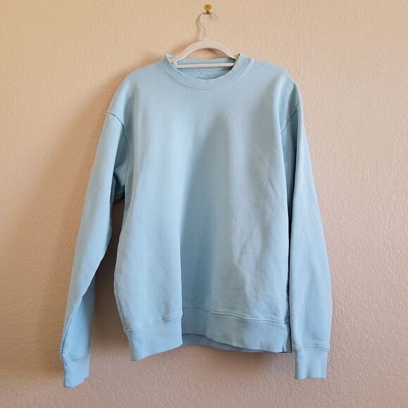Ecocycle Pullover Crewneck Sweatshirt Size M Blue NWOT